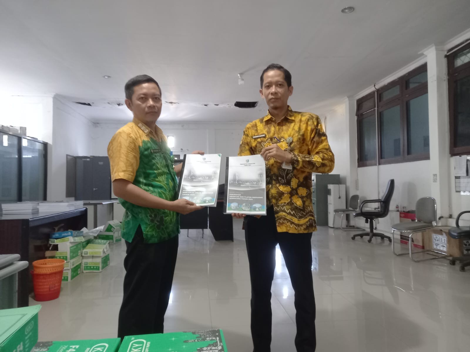 Penyerahan Rancangan Perubahan KUA dan Rancangan Perubahan PPAS Tahun 2024