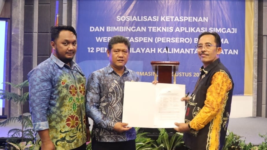 Sosialisasi Ketaspenan sekaligus Bimtek Aplikasi SIMGAJI berbasis Web